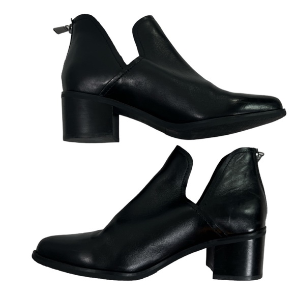 Blondo Eliza Waterproof Leather Bootie size 9 in Black - Picture 3 of 7